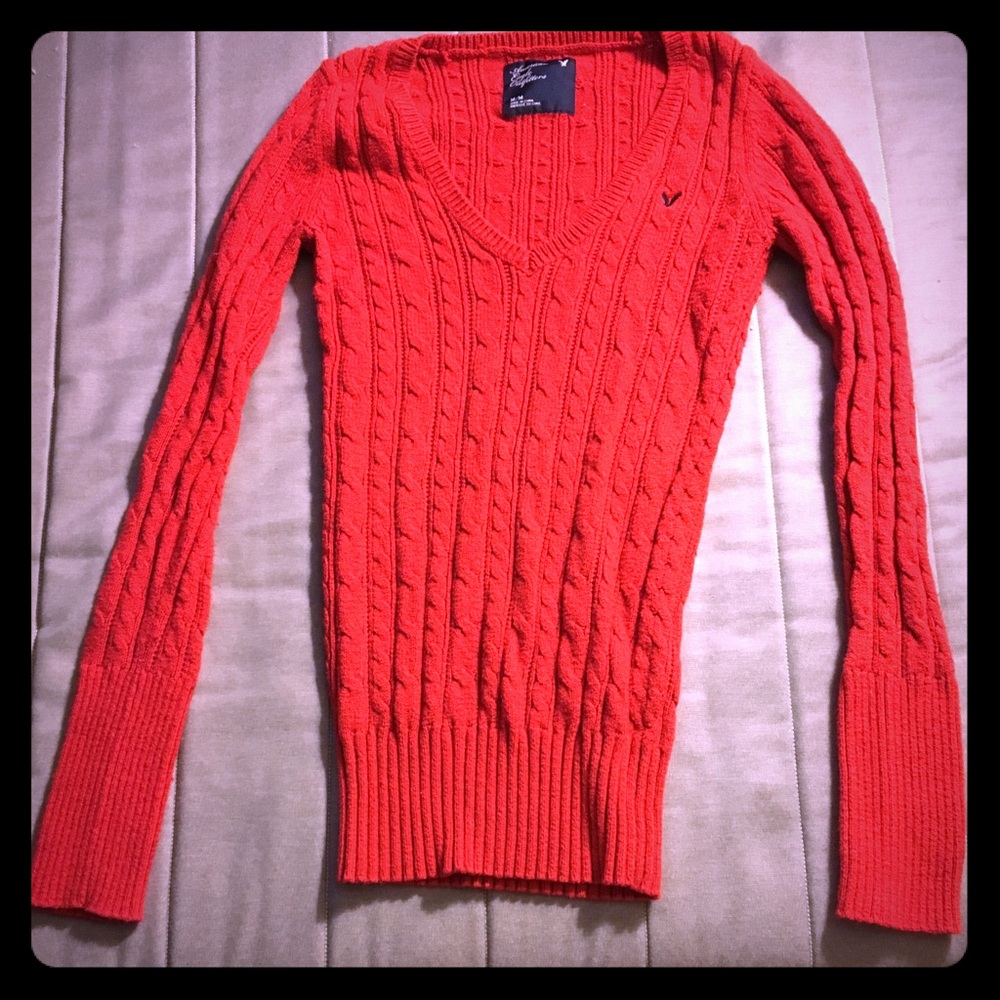 Beautiful Red Knit Sweater