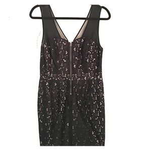 BCBG Black Lace Dress
