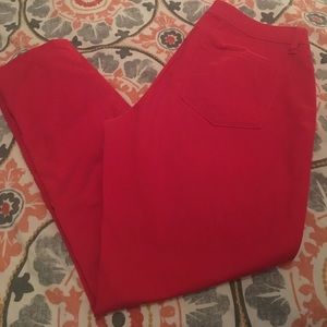 Red Loft Curvy-skinny cut jeans. Size 8.