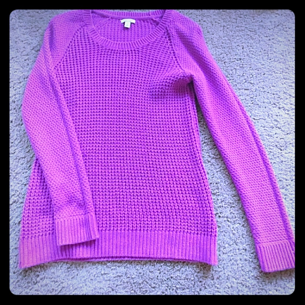 Sonoma purple sweater