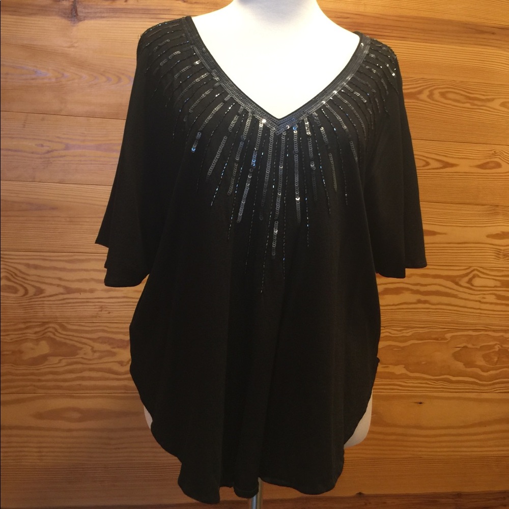 Victoria's Secret sequined blouse.