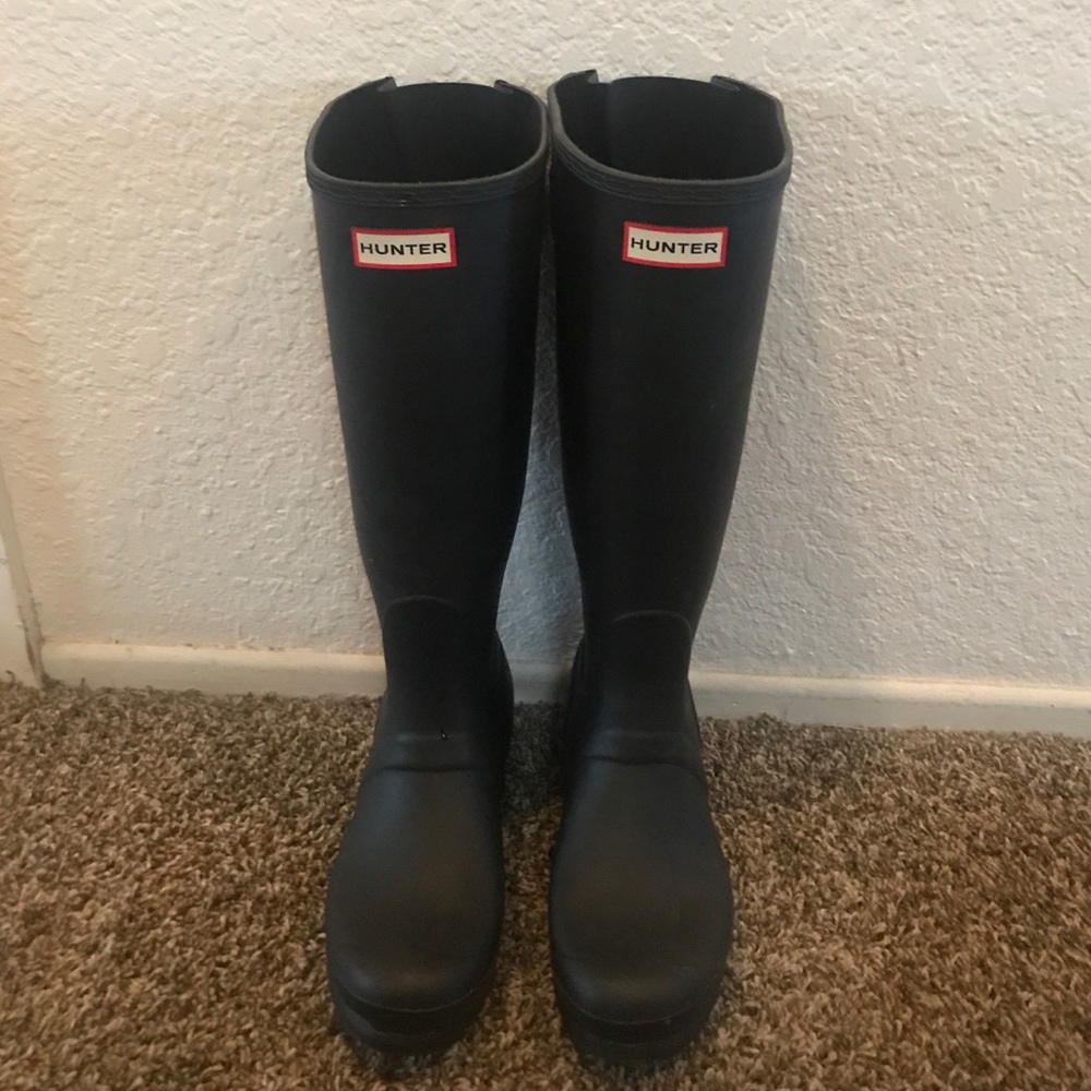 Matte Black Hunter Original Tall Boot