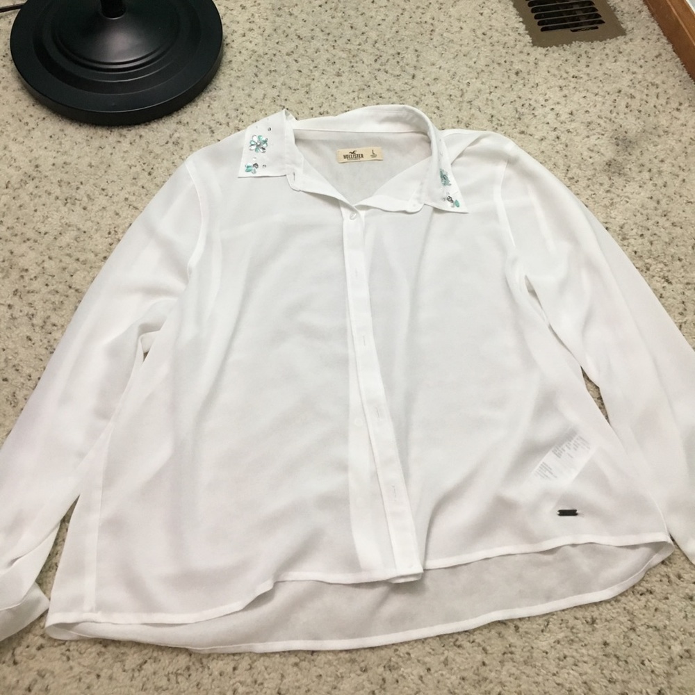Hollister Cropped Button-down