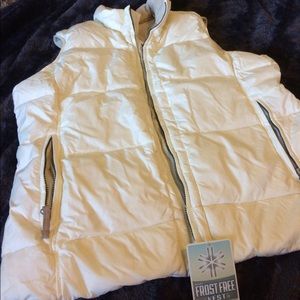 Old Navy fleece lined vest