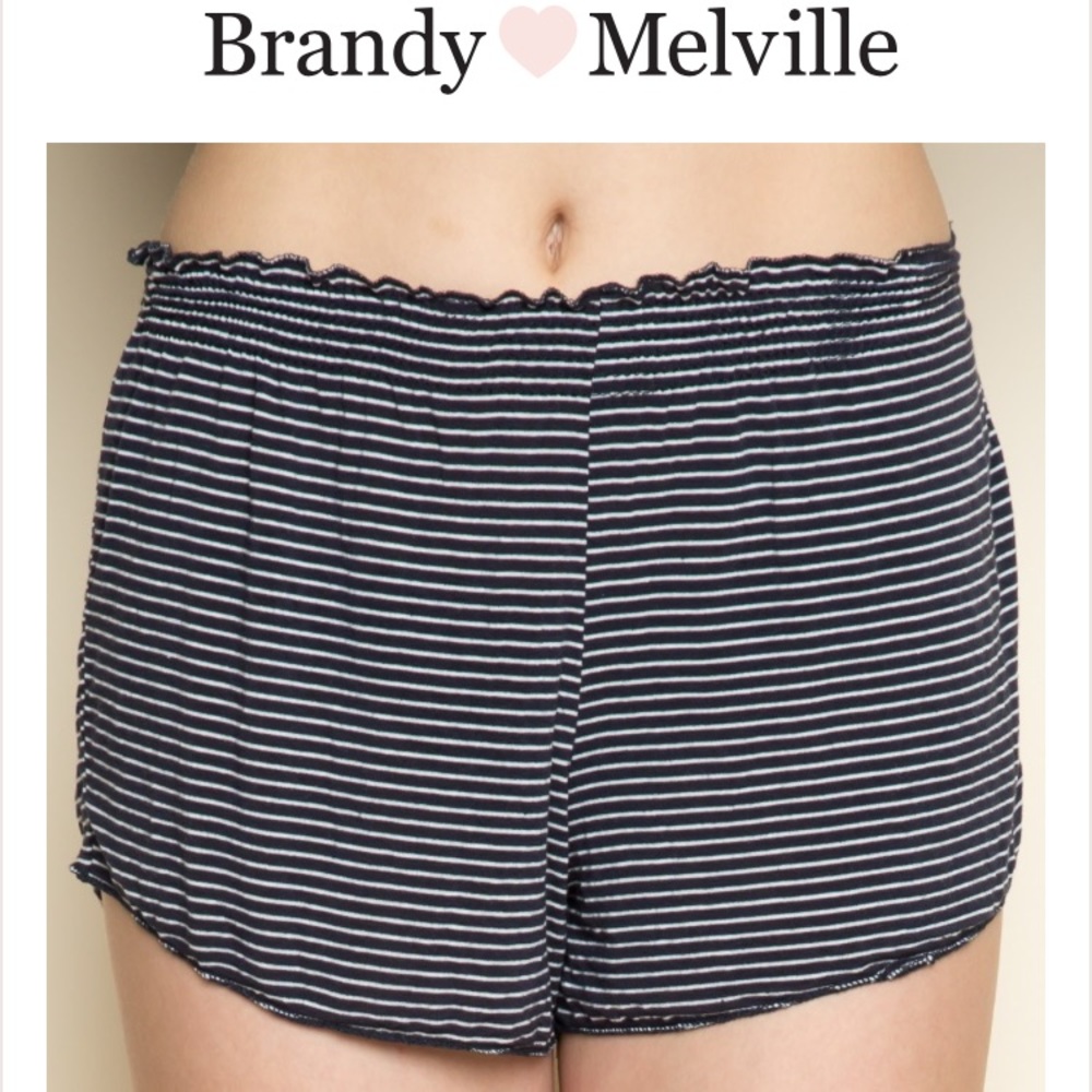 NWOT "Ross shorts" by Brandy Melville in white
