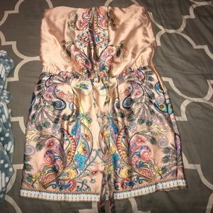 Strapless Bisou Bisou short  dress