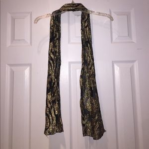 Black and gold sparkly scarf/wrap Black and gold sparkly scarf/wrap