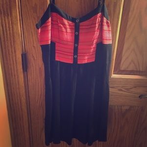 Express Black and Pink Dress