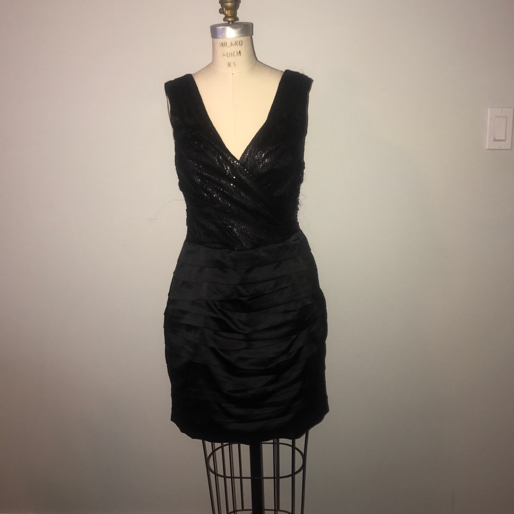 Express Sequin Little Black dress LBD