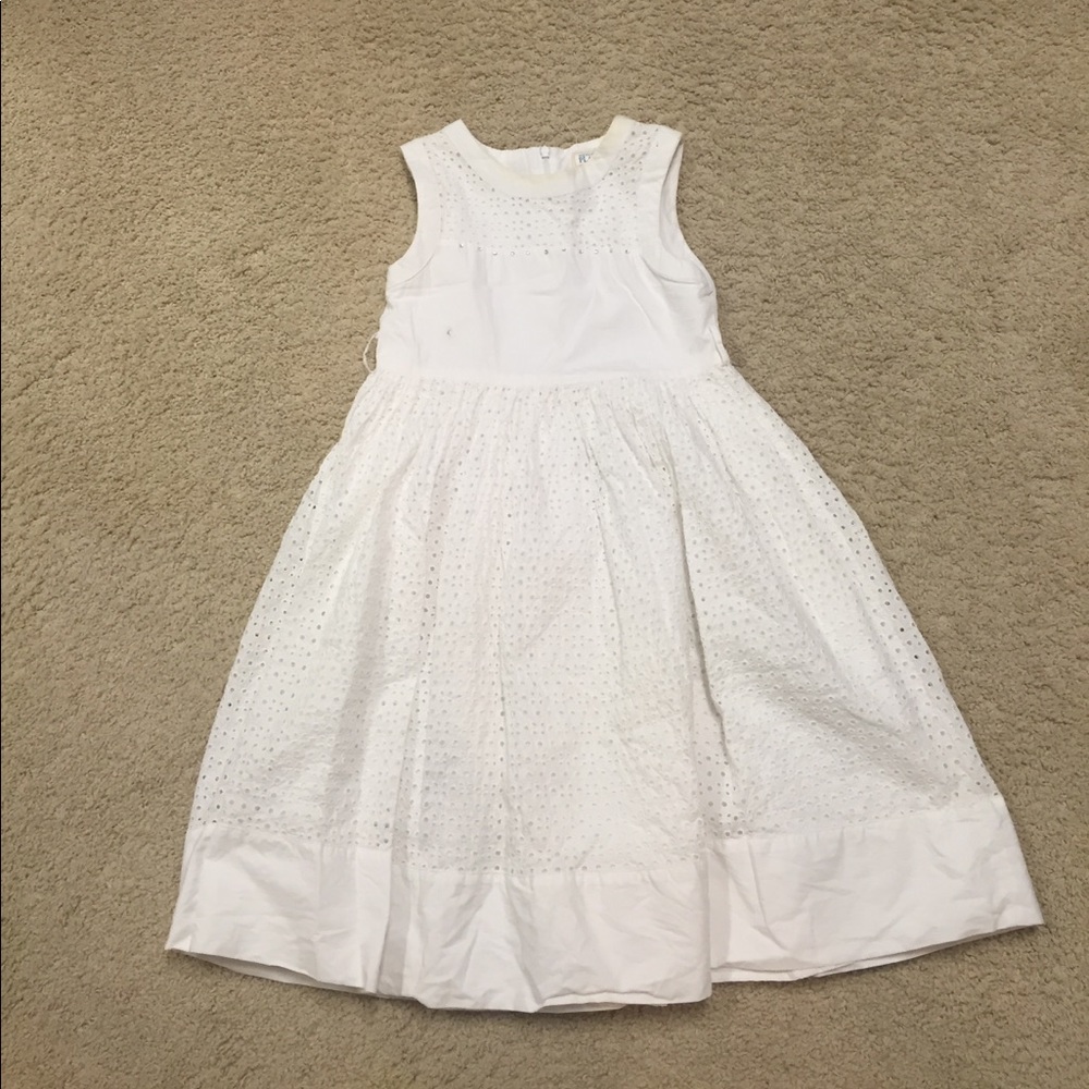 GIRLS WHITE FORMAL DRESS