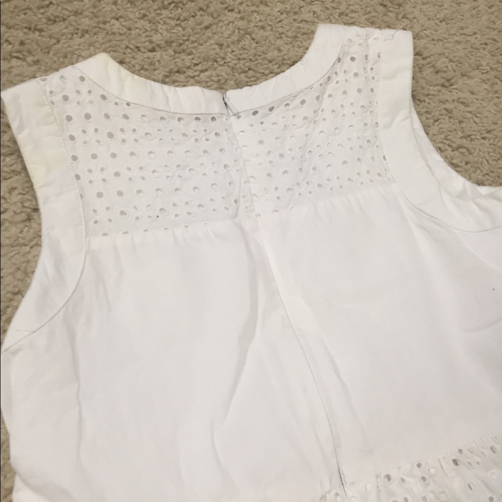 GIRLS WHITE FORMAL DRESS - Picture 5 of 5