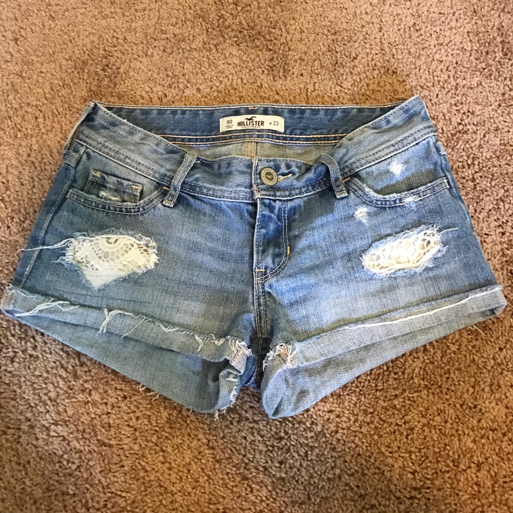 Super Cute Lacey Hollister Jean Shorts
