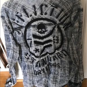Affliction shirt size XL