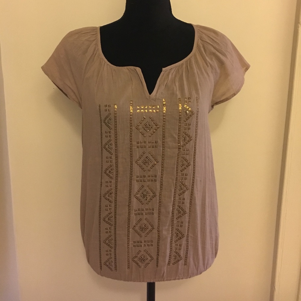Tan Shirt