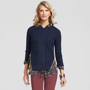 Cabi Sweater Zipper Pullover