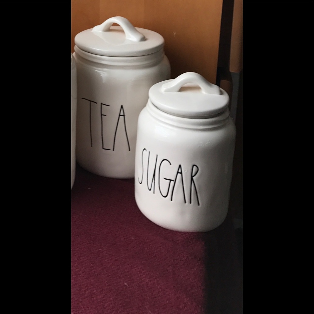 Rae Dunn tea and sugar Canisters