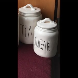 Rae Dunn tea and sugar Canisters