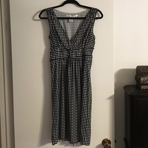 Black and white dress