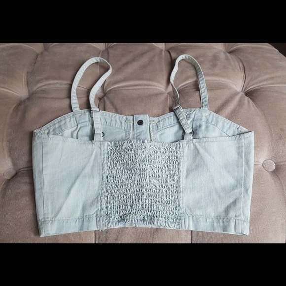 Jean Crop Top - Picture 2 of 4