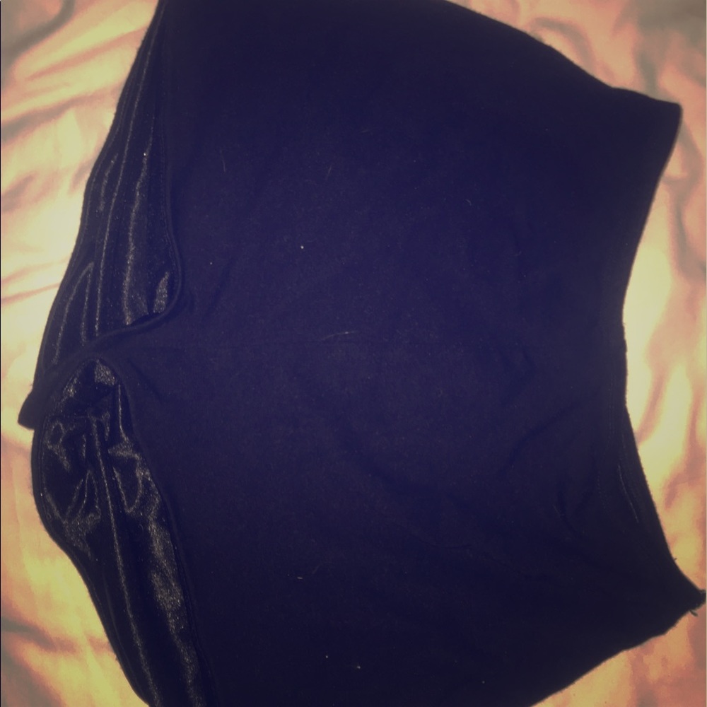 Black Bebe dress shorts