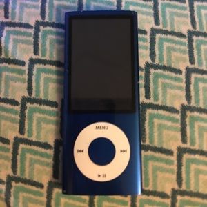 Blue iPod nano 5th gen