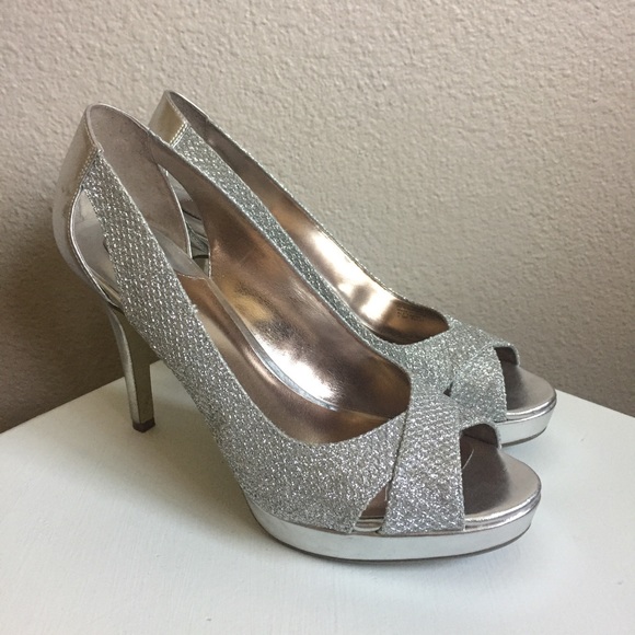 alfani silver sandals