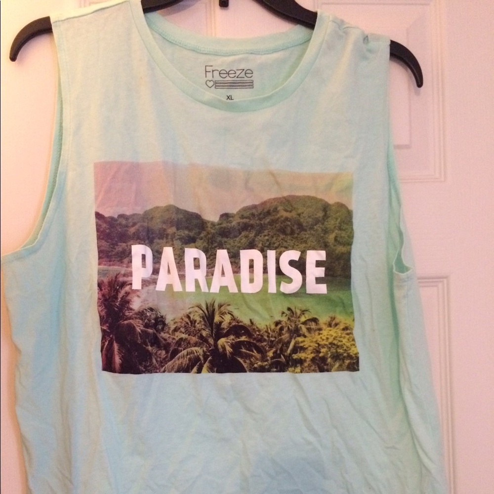 "Paradise" muscle tank