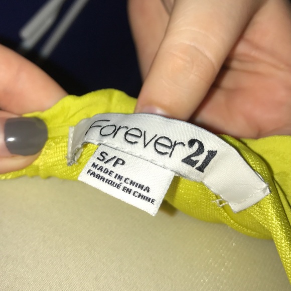 Forever21 Yellow Ruffle Dress - Picture 3 of 3