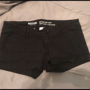Black Mossimo 00 Low rise Short Shorts