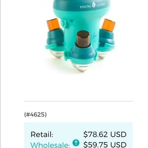 Vitassage essential oil dispensing massager