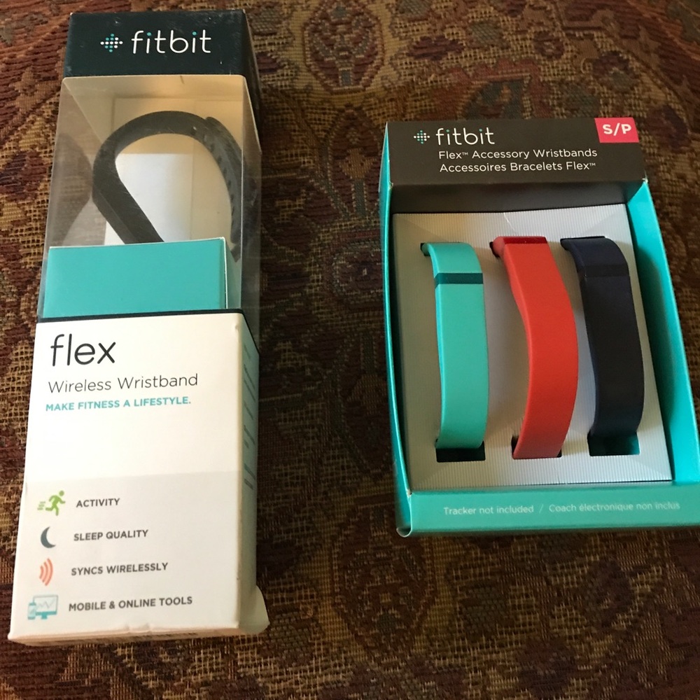 Fitbit Flex w/ two wristband AND CHARGER!