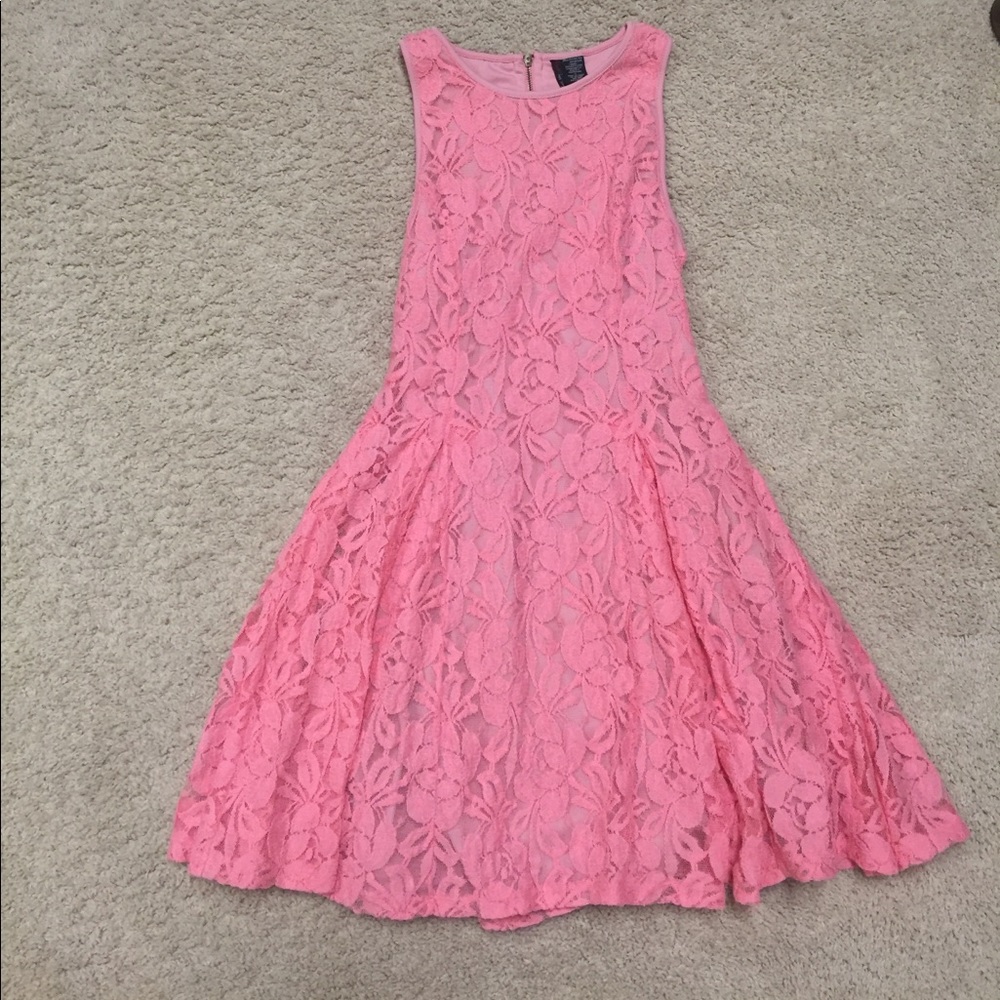 GIRLS LACE FORMAL DRESS