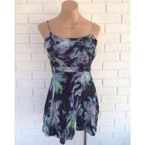 ⭐️Black and tropical galaxy dress