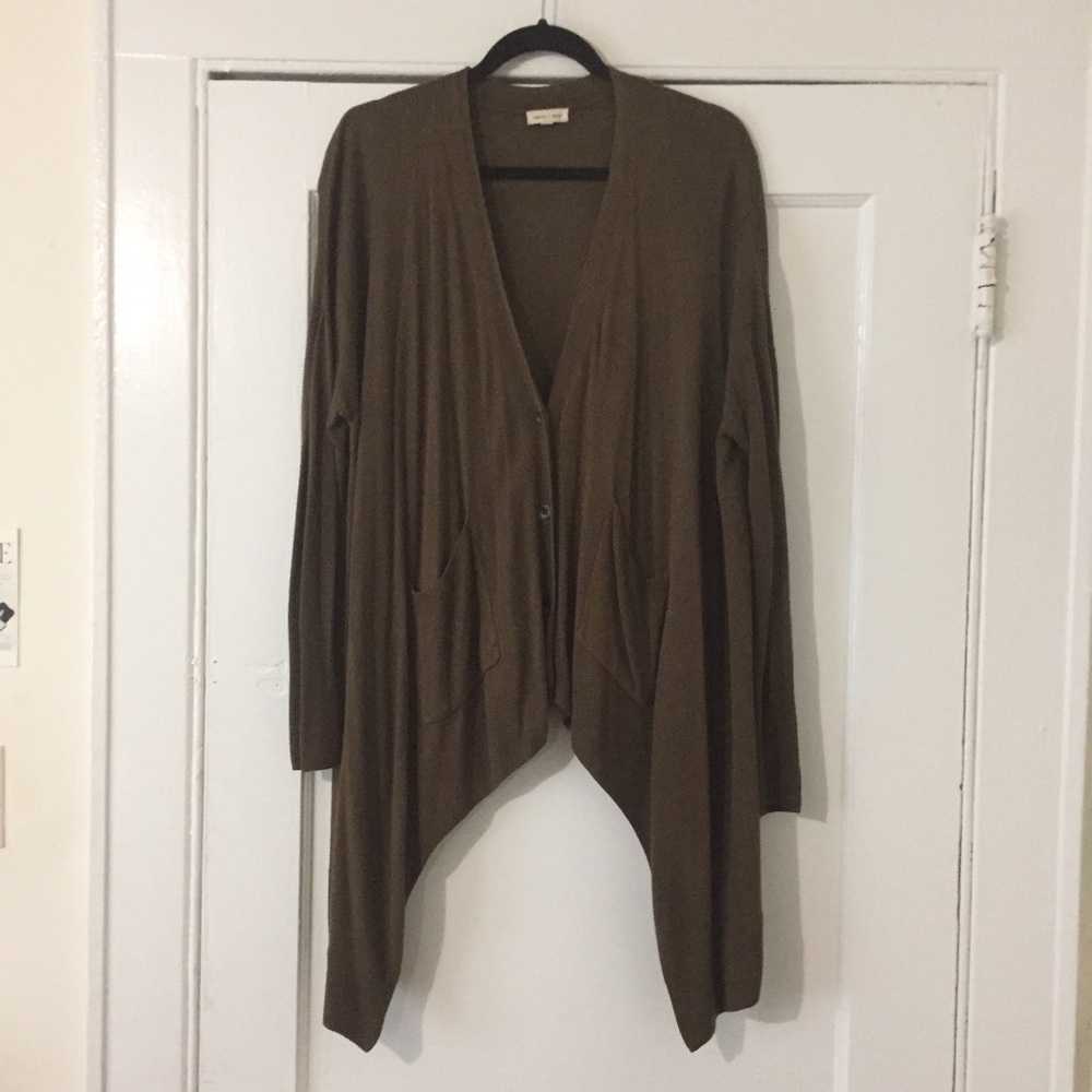 Boxy Oversized Grunge Cardigan