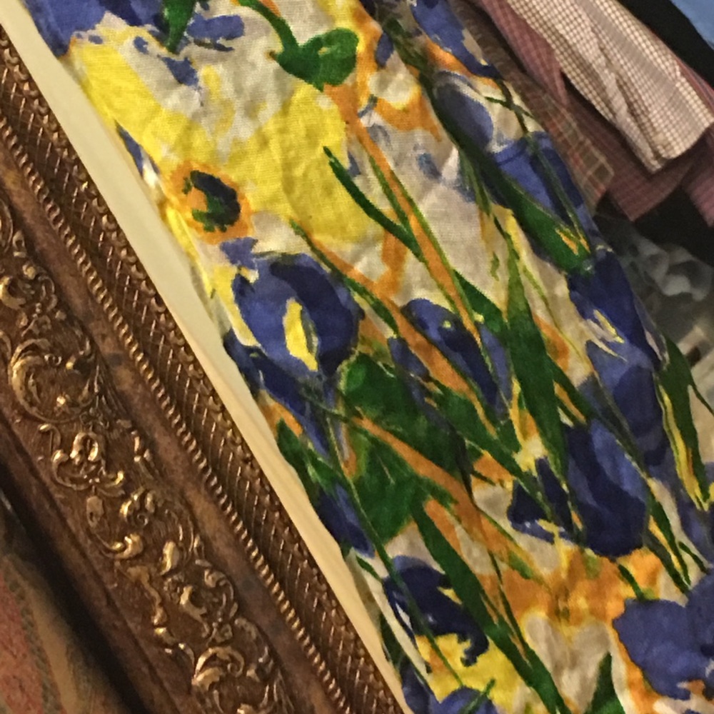 Cotton Floral Shawl / Scarf