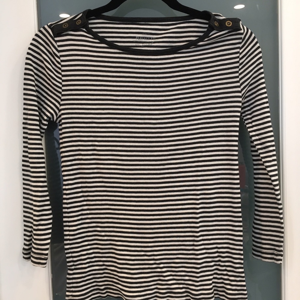 J. Crew striped sailor tee