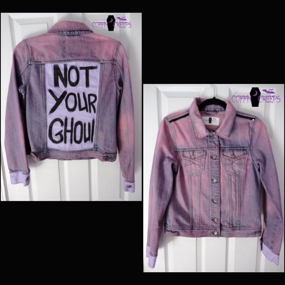 Not your ghoul denim jacket