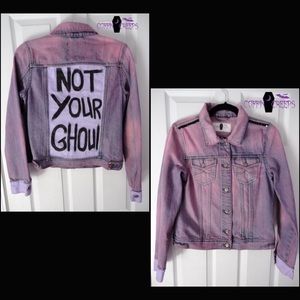 Not your ghoul denim jacket