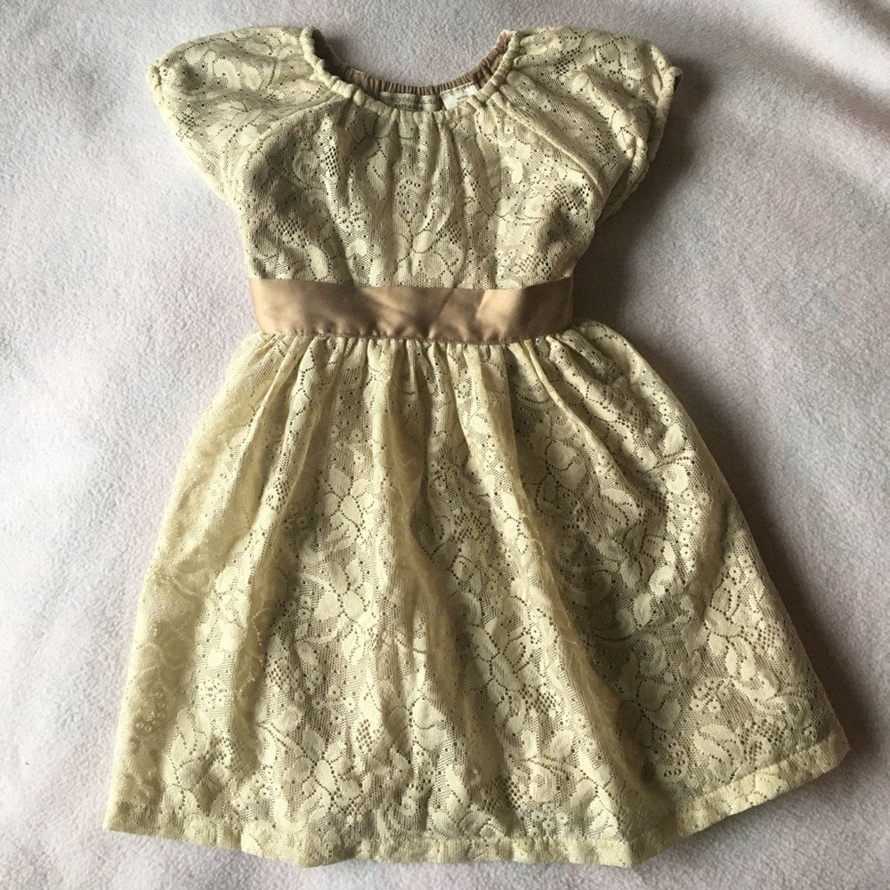 Wendy Bellissimo Bronze and Ivory Dress
