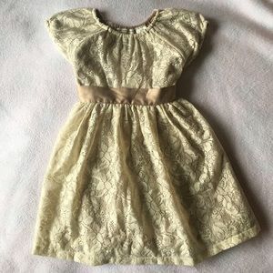 Wendy Bellissimo Bronze and Ivory Dress