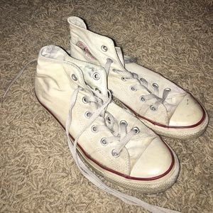 high top white converse