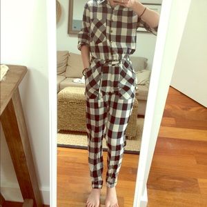 Checkered Jumpsuit