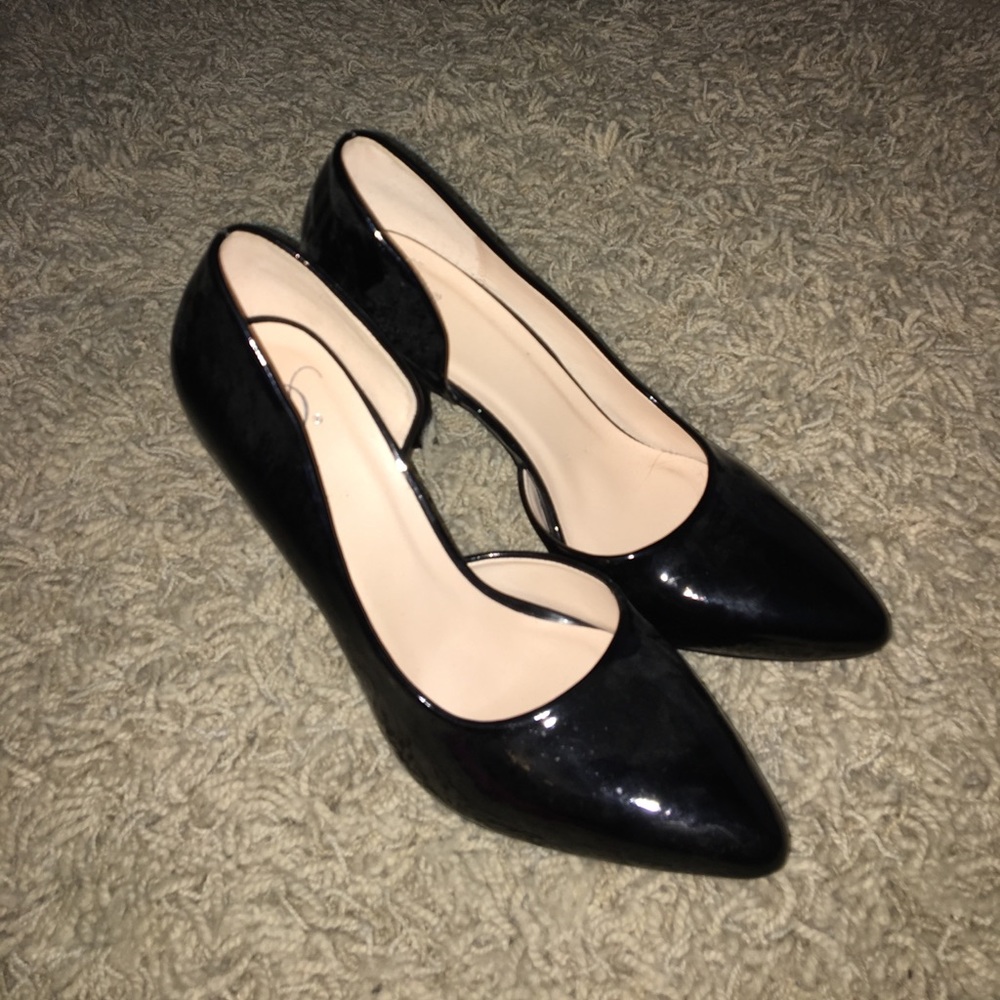 black heels