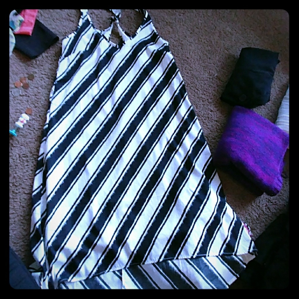 Black and white dress