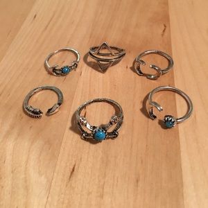 Tibetan ring set Tibetan ring set
