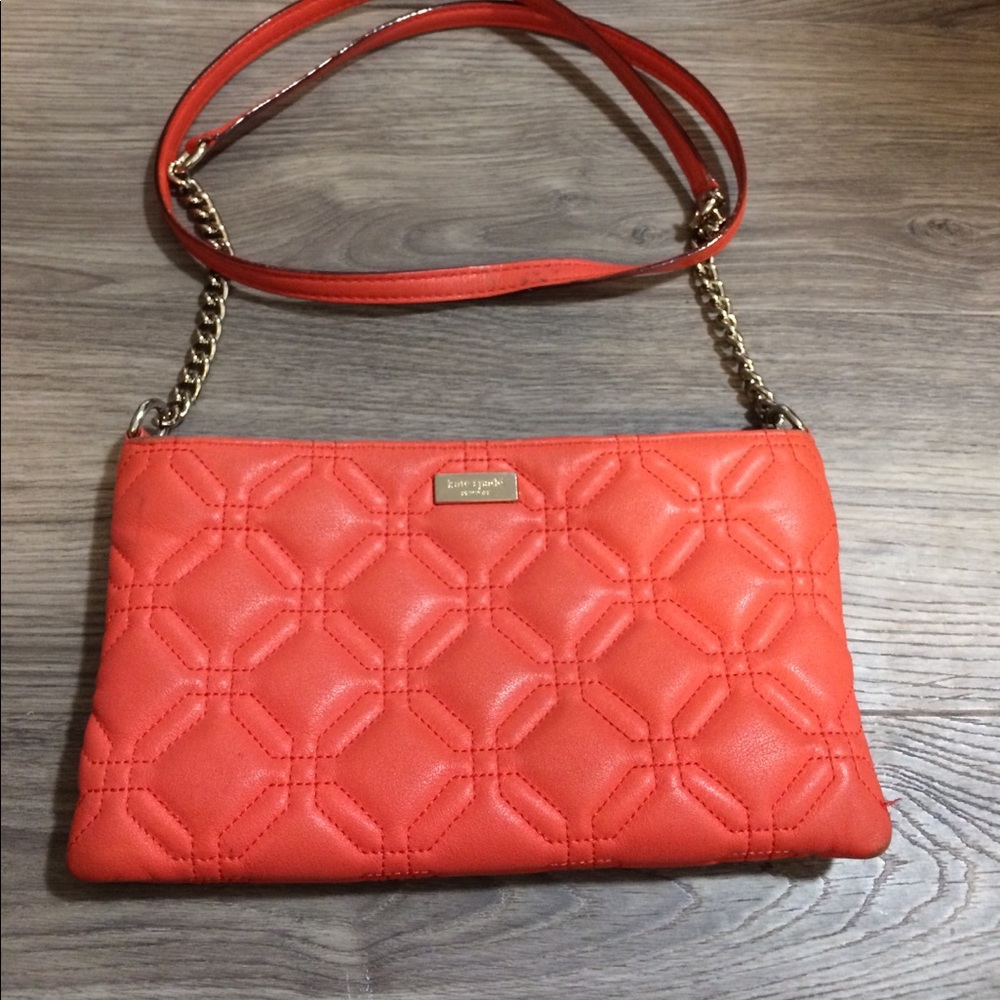 Kate spade crossbody coral bag