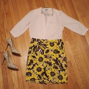 Pale blush size 6 H&M blouse