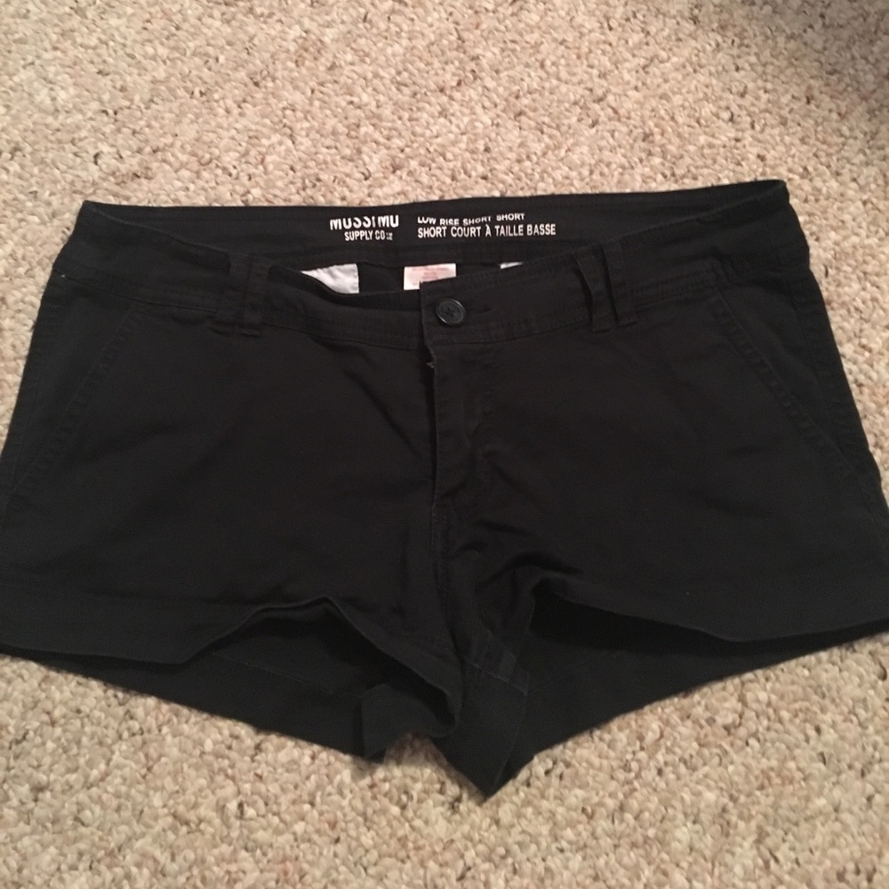 Black shorts