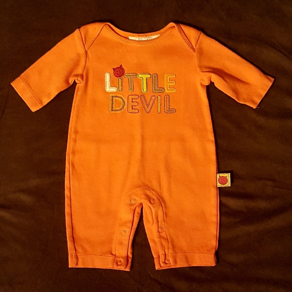 Miniwear Halloween Little Devil Onesie 0-3 Mos.