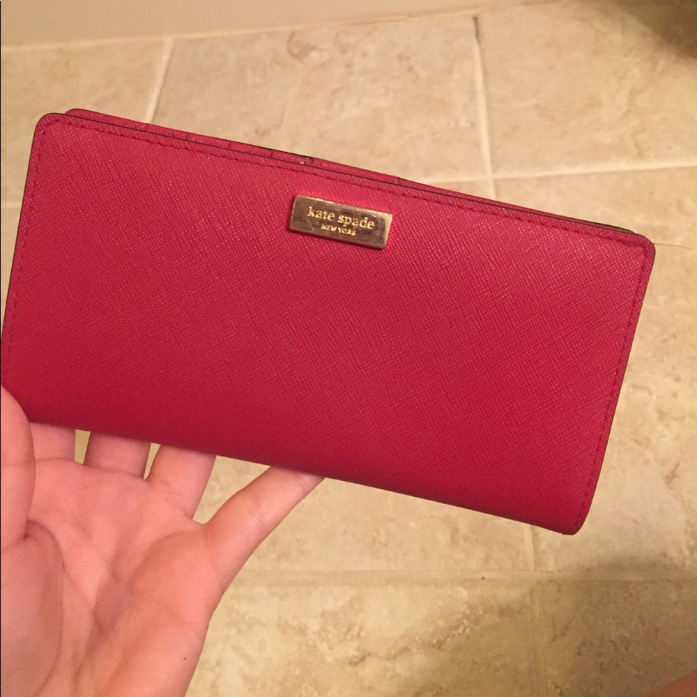 Red Kate Spade wallet